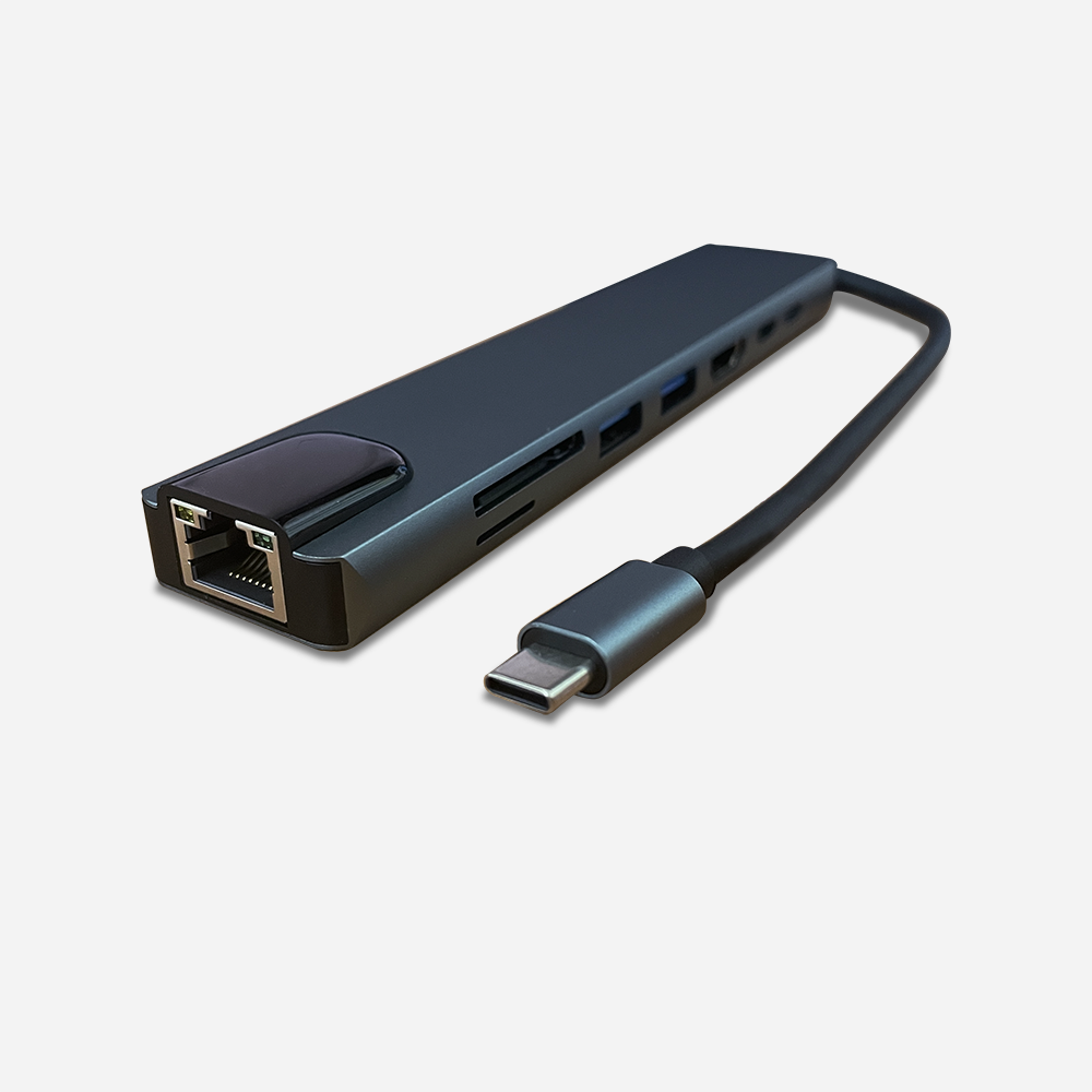 TYPE-C to HDTV 8 in 1 轉接頭