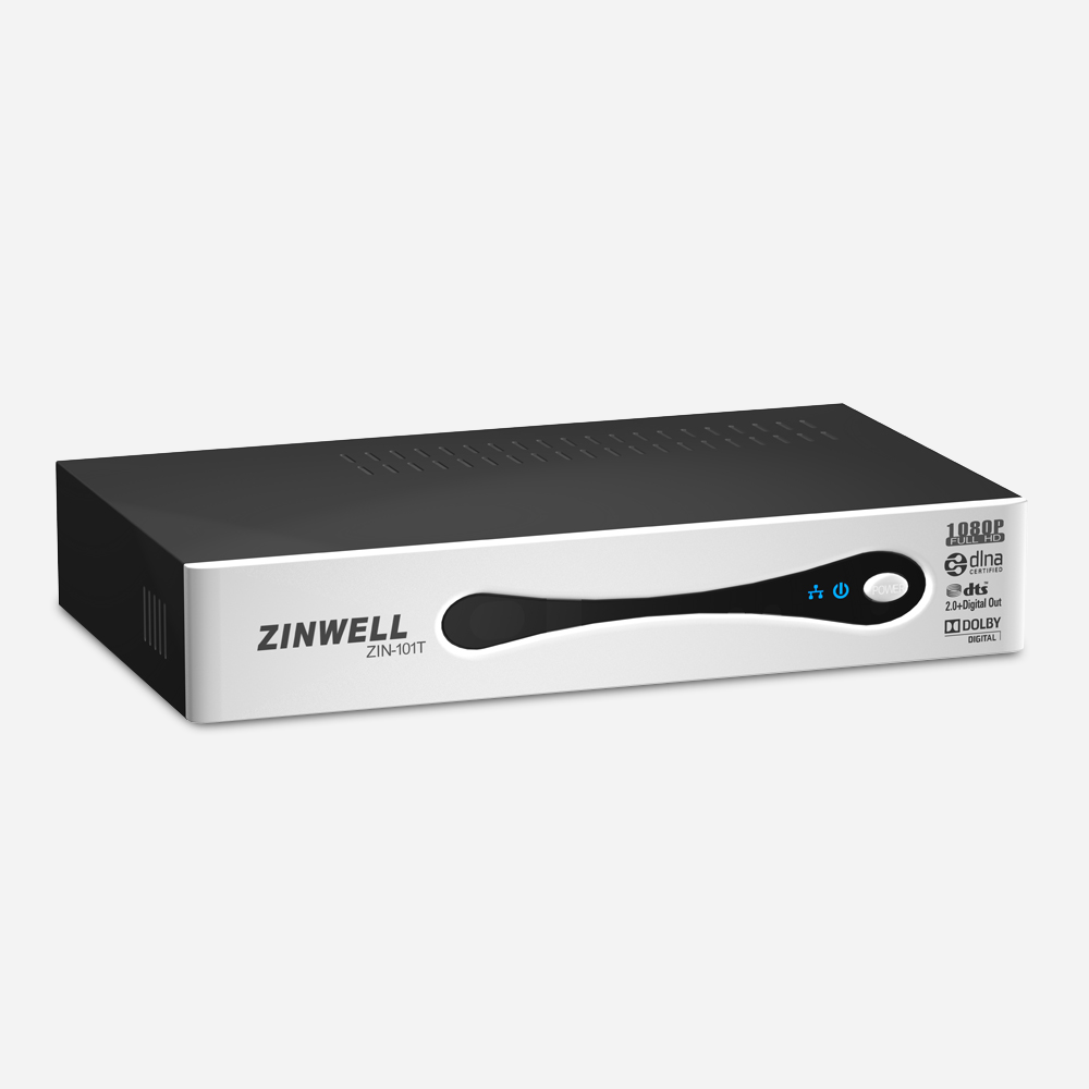 ZINWELL兆赫 ZIN-101T 藍光DVD多媒體播放器